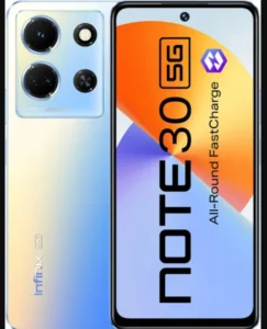 Infinix Note 30 5G Black 108MP, 2MP, AI Lens Rear Triple Camera 16MP Front Camera Mobile