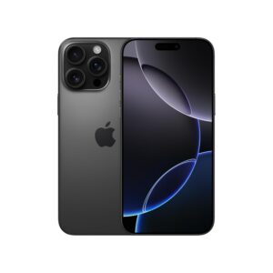 Apple iPhone 16 Pro Max Black Titanium 48MP, 48MP, 12MP Triple Camera 12MP Front Camera 5G Smartphone
