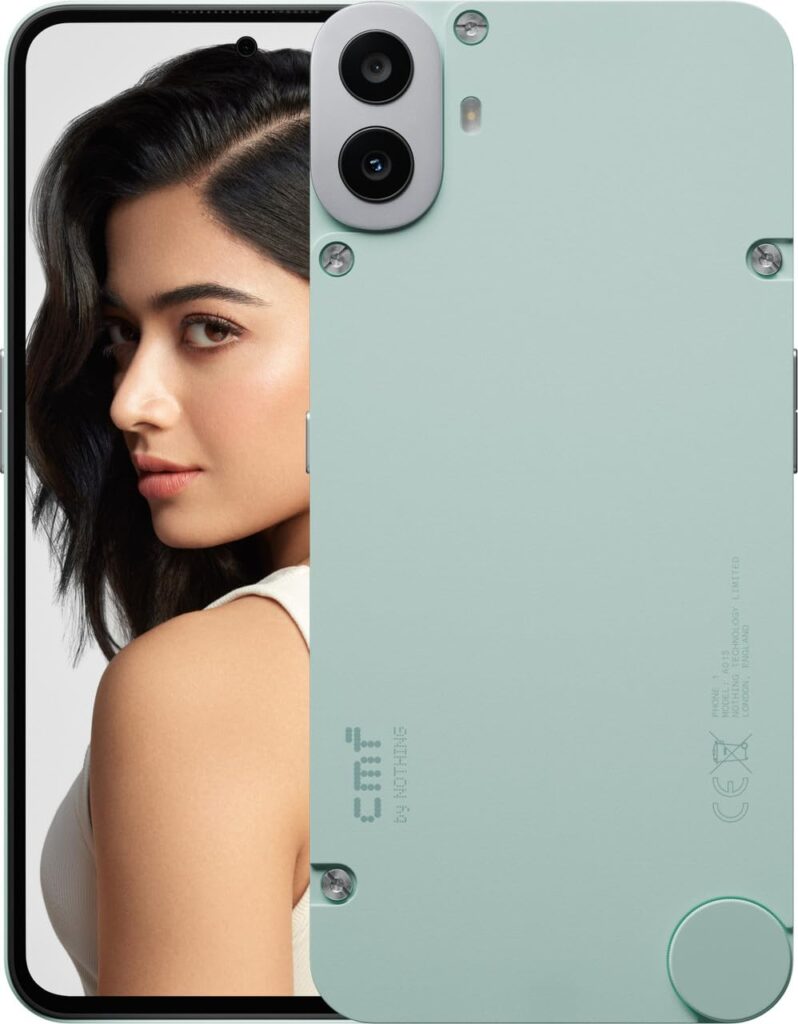 CMF by Nothing Phone 1 Light Green, 6GB RAM, 128GB Storage 50MP, 2MP Dual Rear Camera 16MP Front Camera Smartphone Under Rs 15,000