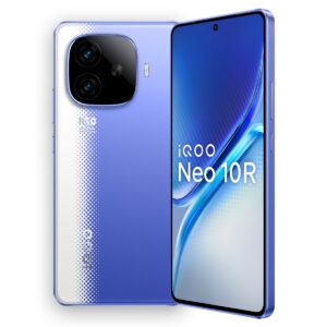 iQOO Neo 10R 5G Raging Blue, 50MP, 8MP, Dual Rear Camera 32MP Front Camera Smartphone