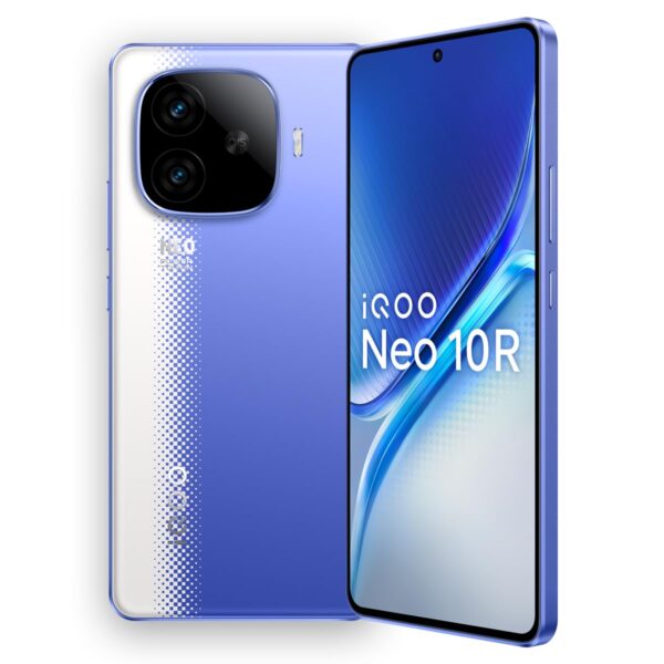 iQOO Neo 10R 5G Raging Blue, 50MP, 8MP, Dual Rear Camera 32MP Front Camera Smartphone