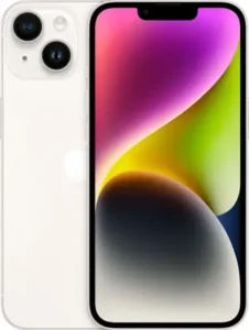 Apple iPhone 14 Starlight 12MP, 12MP Dual Rear Camera 12MP Front Camera 5G Mobile above Rs 50000