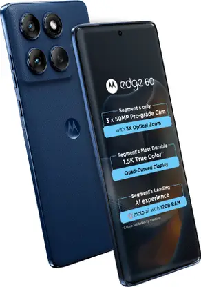 Elevate your mobile photography with the MOTOROLA Edge 60 50MP triple rear camera under Rs 30,000.