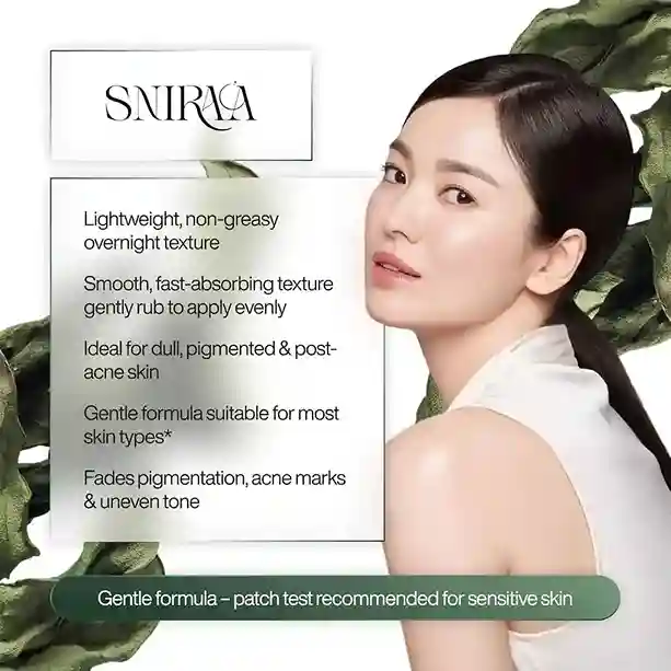 SNIRAA Korean Glow Brightening & Hydrating Night Cream for the Face